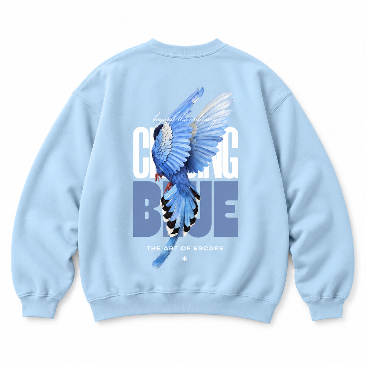 Free Spirit Crewneck Sweatshirt — Baby Blue