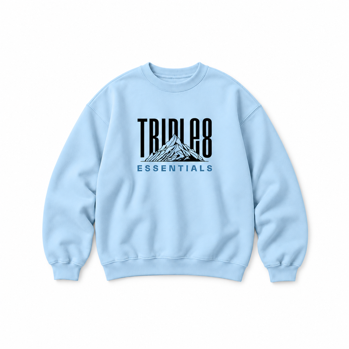 Mother Earth Crewneck Sweatshirt — Baby Blue