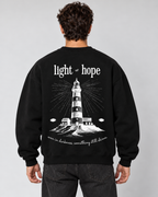Light of Hope Crewneck Sweatshirt — Black
