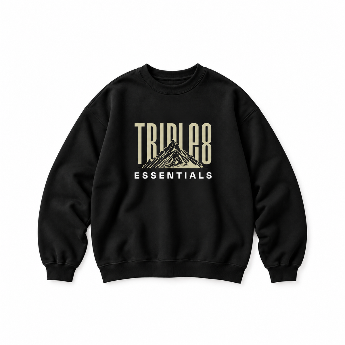 Mother Earth Crewneck Sweatshirt — Black