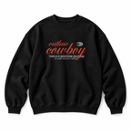 Outlaw Cowboy Crewneck Sweatshirt — Black