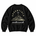 Mother Earth Crewneck Sweatshirt — Black