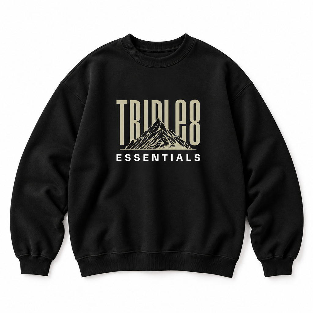 Mother Earth Crewneck Sweatshirt — Black