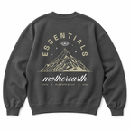 Mother Earth Crewneck Sweatshirt — Charcoal