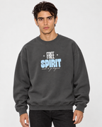 Free Spirit Crewneck Sweatshirt — Charcoal