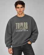 Mother Earth Crewneck Sweatshirt — Charcoal