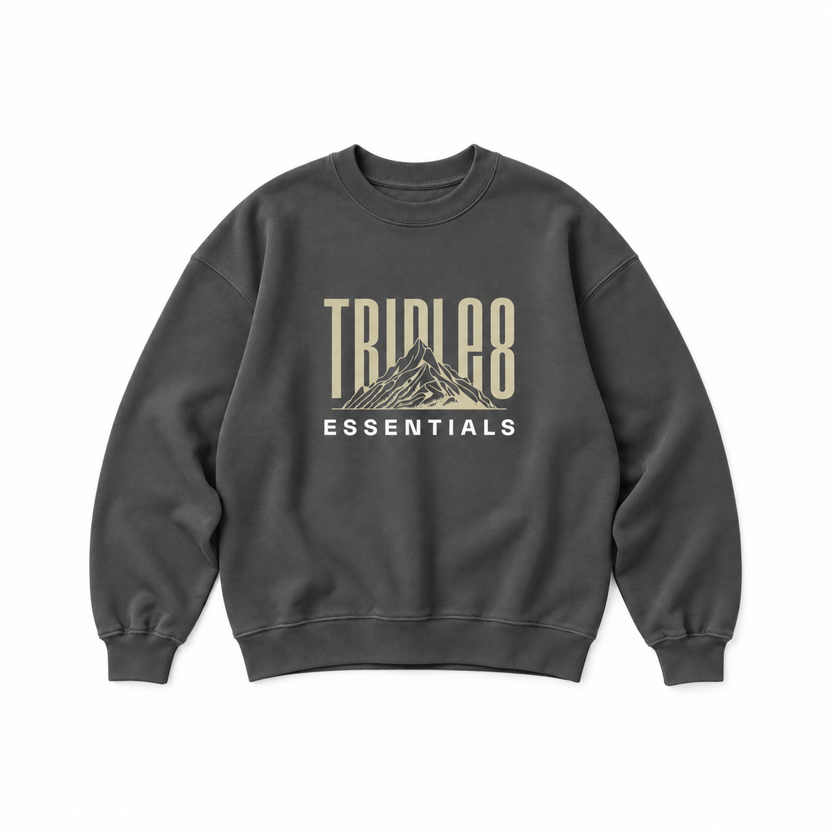 Mother Earth Crewneck Sweatshirt — Charcoal