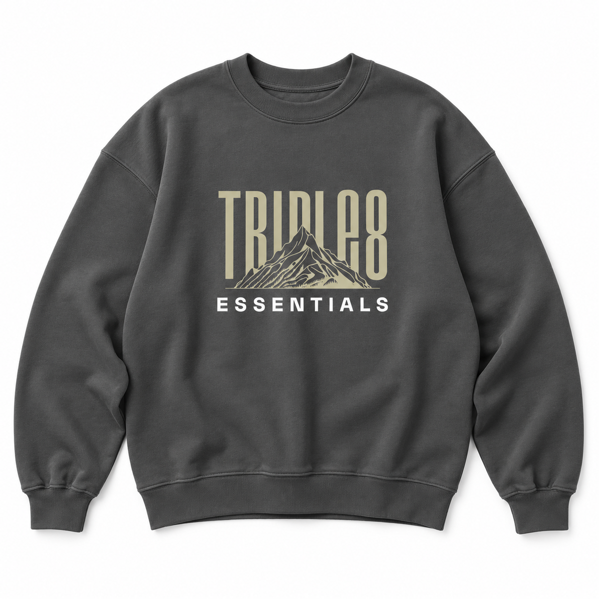 Mother Earth Crewneck Sweatshirt — Charcoal