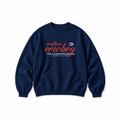 Outlaw Cowboy Crewneck Sweatshirt — Navy