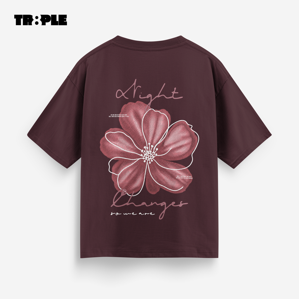 Night Flower - Burgundy - Women
