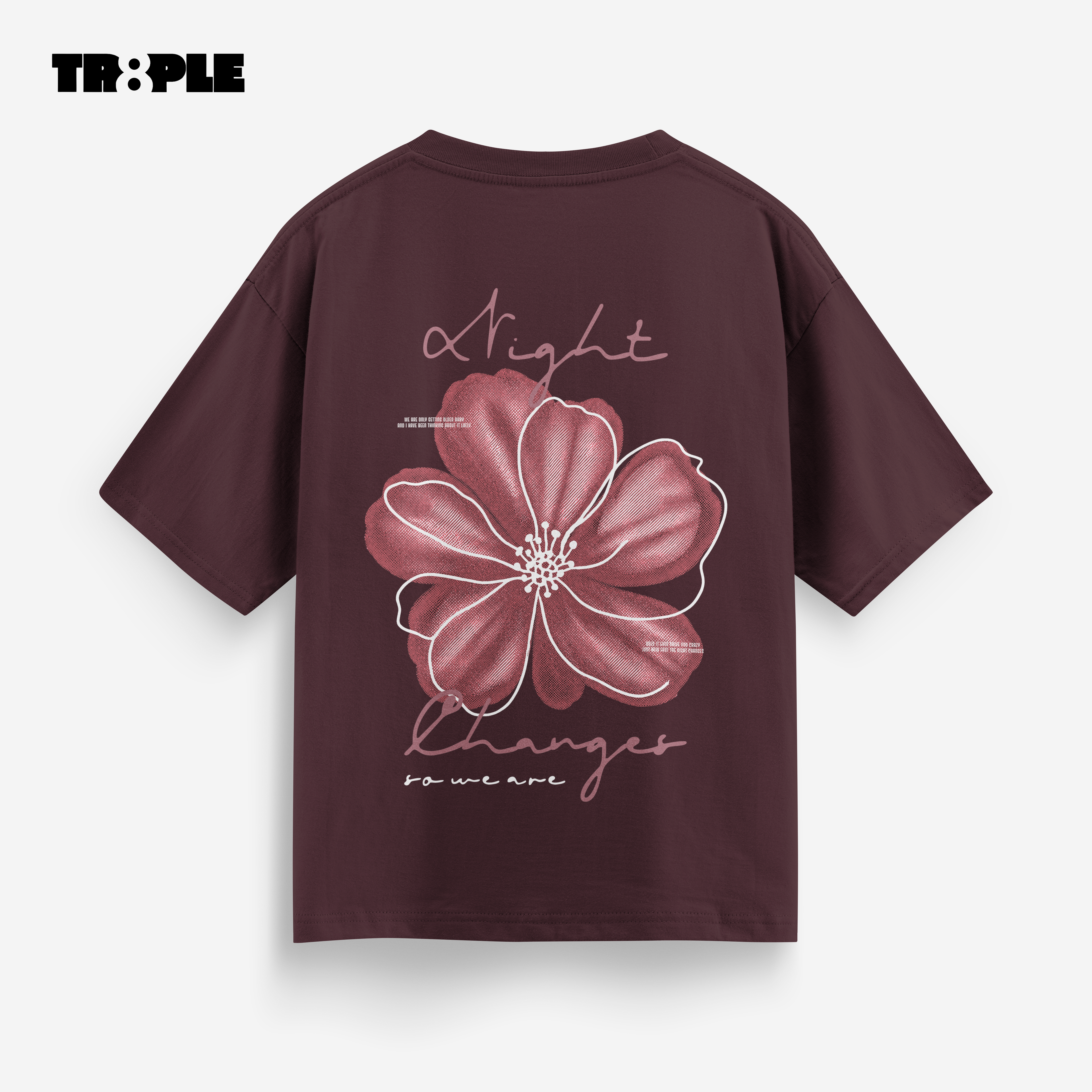 Night Flower - Burgundy - Women