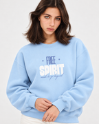 Free Spirit Crewneck Sweatshirt — Baby Blue