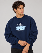 Free Spirit Crewneck Sweatshirt — Navy