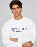 Light of Hope Crewneck Sweatshirt — White