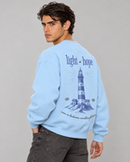 Light of Hope Crewneck Sweatshirt — Baby Blue