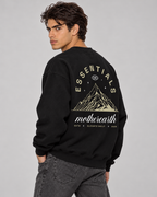 Mother Earth Crewneck Sweatshirt — Black