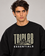 Mother Earth Crewneck Sweatshirt — Black