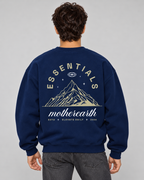 Mother Earth Crewneck Sweatshirt — Navy
