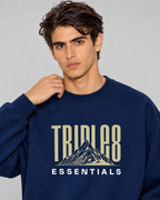 Mother Earth Crewneck Sweatshirt — Navy