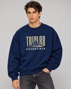 Mother Earth Crewneck Sweatshirt — Navy
