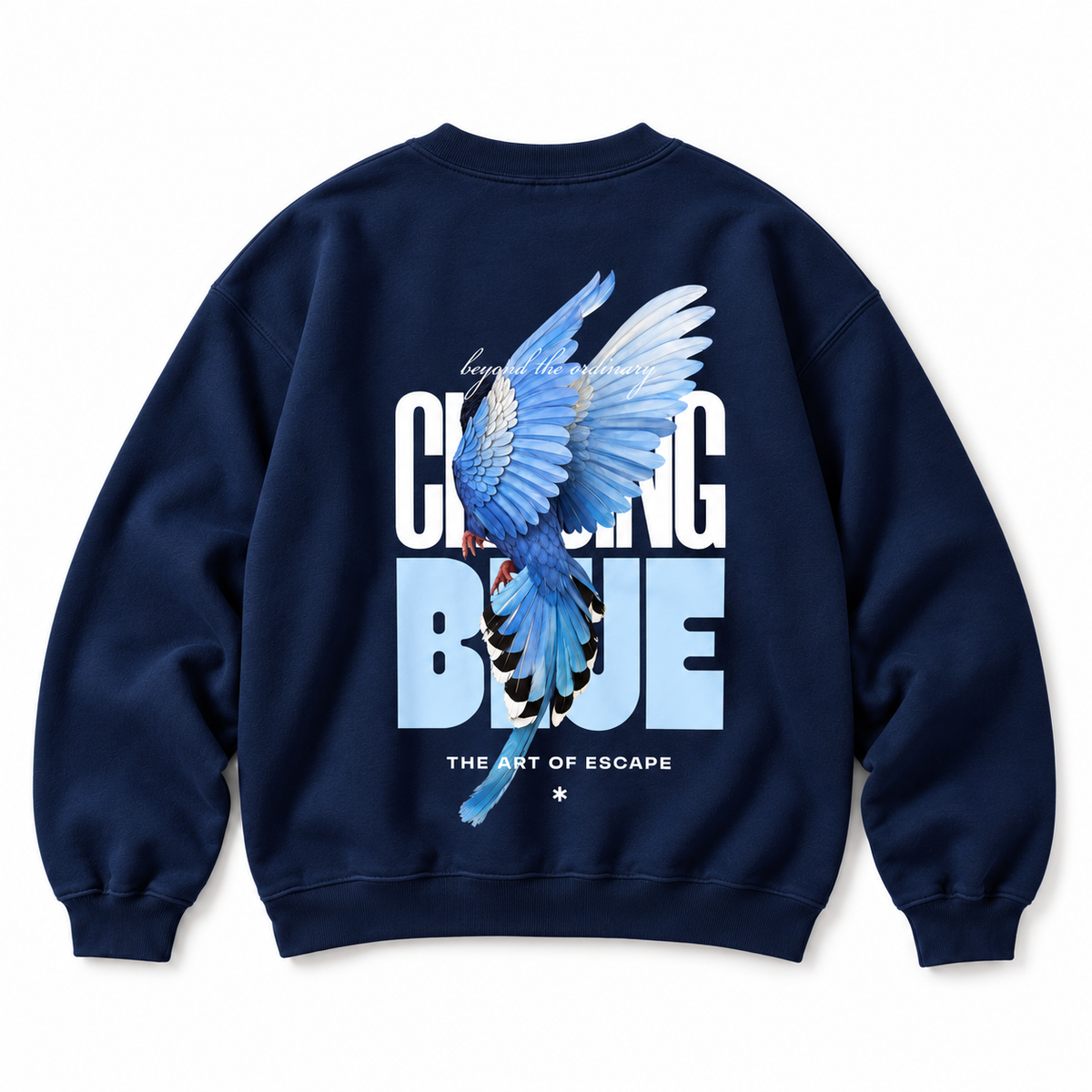 Free Spirit Crewneck Sweatshirt — Navy