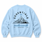 Mother Earth Crewneck Sweatshirt — Baby Blue