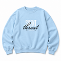 Silent Threat Crewneck Sweatshirt — Baby Blue