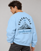 Mother Earth Crewneck Sweatshirt — Baby Blue