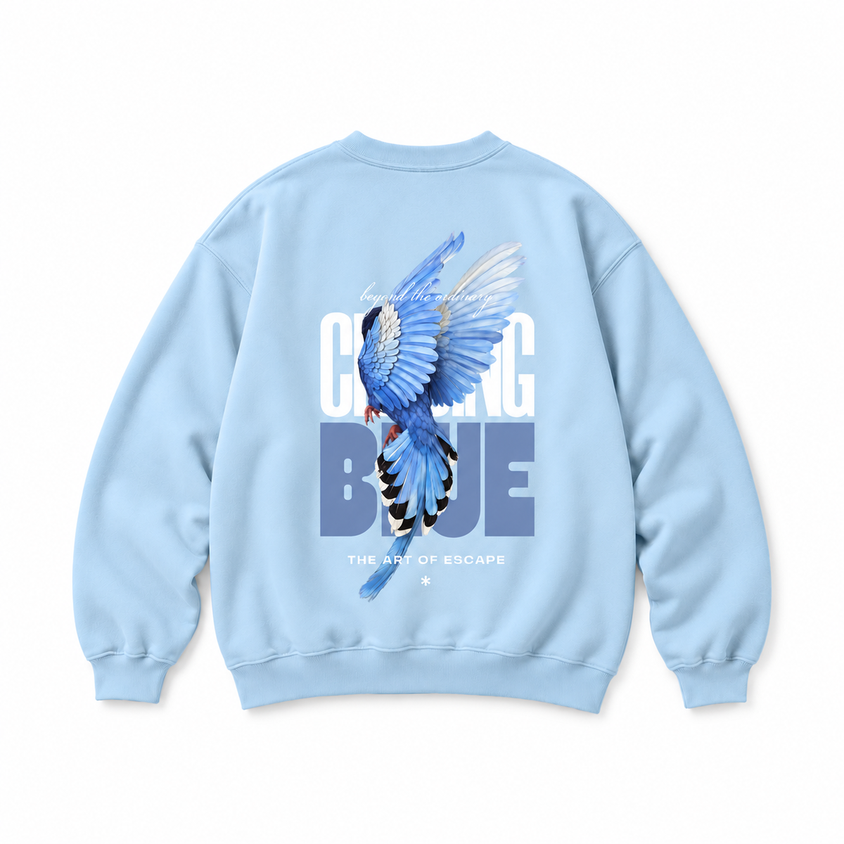 Free Spirit Crewneck Sweatshirt — Baby Blue