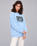 Mother Earth Crewneck Sweatshirt — Baby Blue