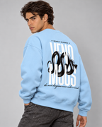 Silent Threat Crewneck Sweatshirt — Baby Blue