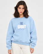 Free Spirit Crewneck Sweatshirt — Baby Blue