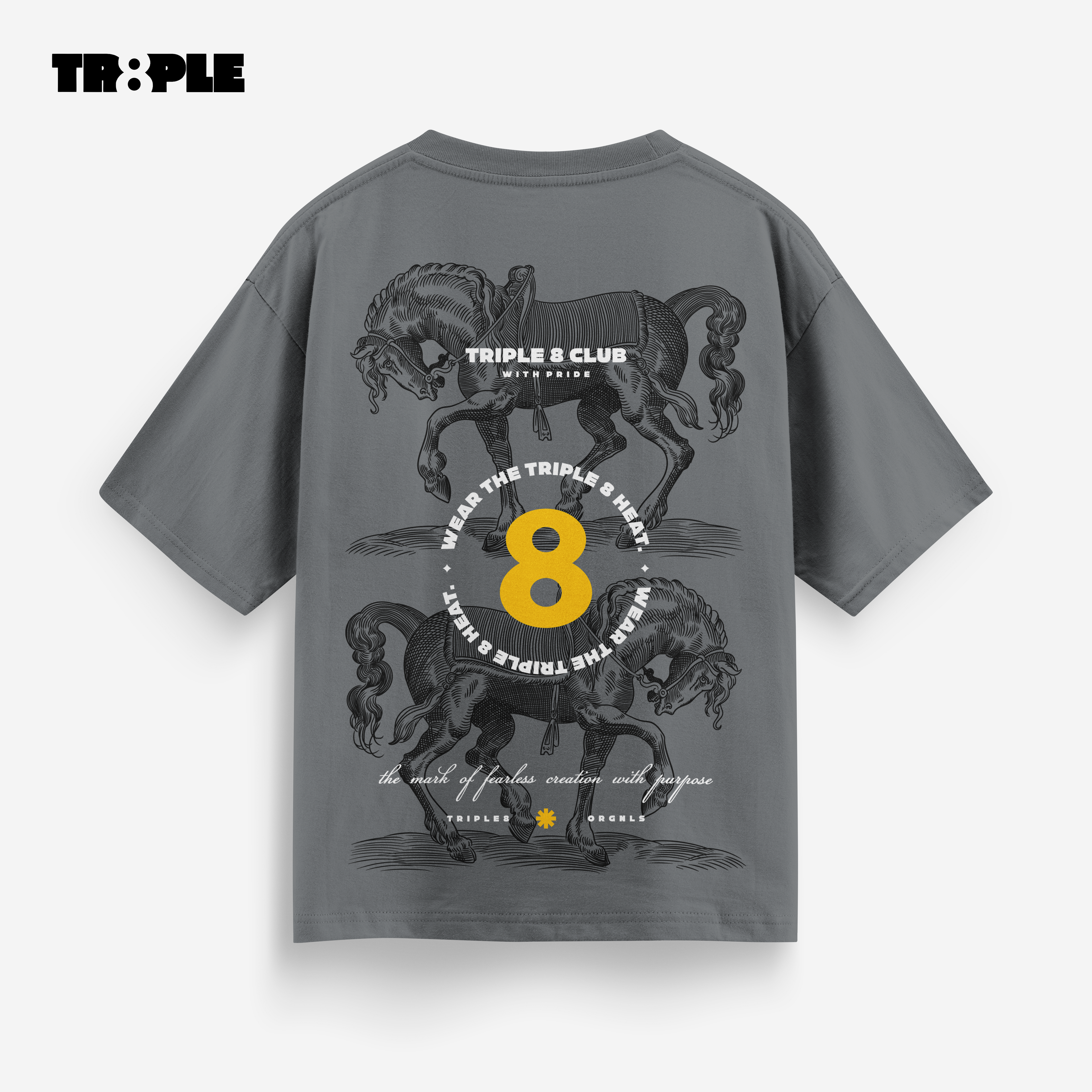 Triple Knights - Dark Gray
