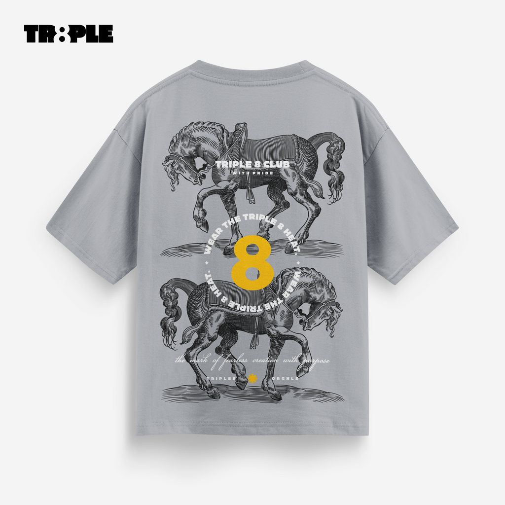 Triple Knights - Light Gray