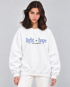 Light of Hope Crewneck Sweatshirt — White