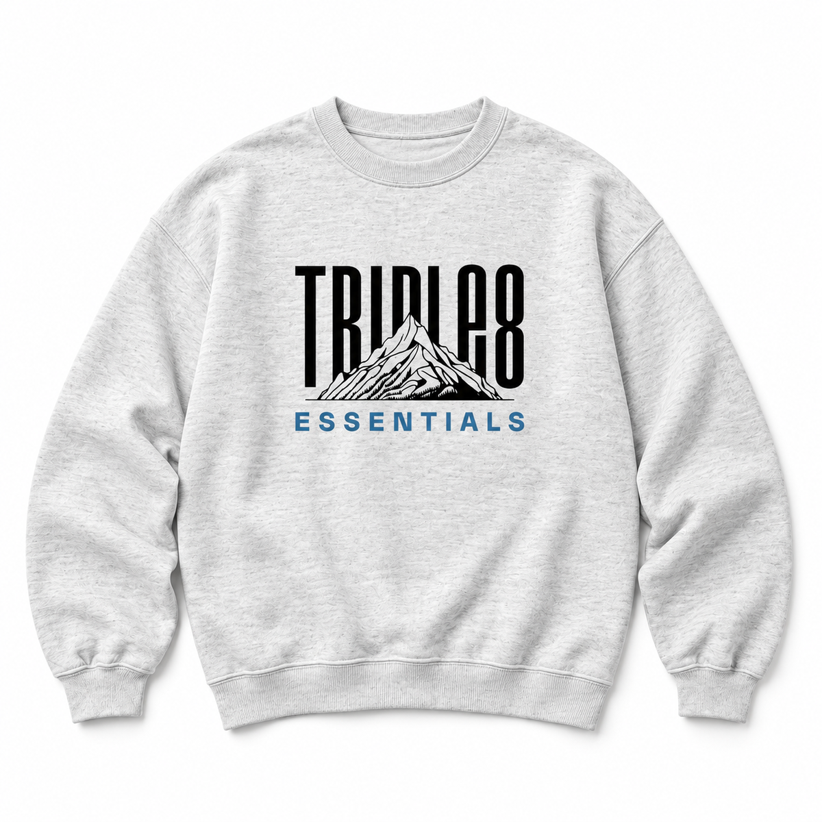 Mother Earth Crewneck Sweatshirt — Light Heather Grey