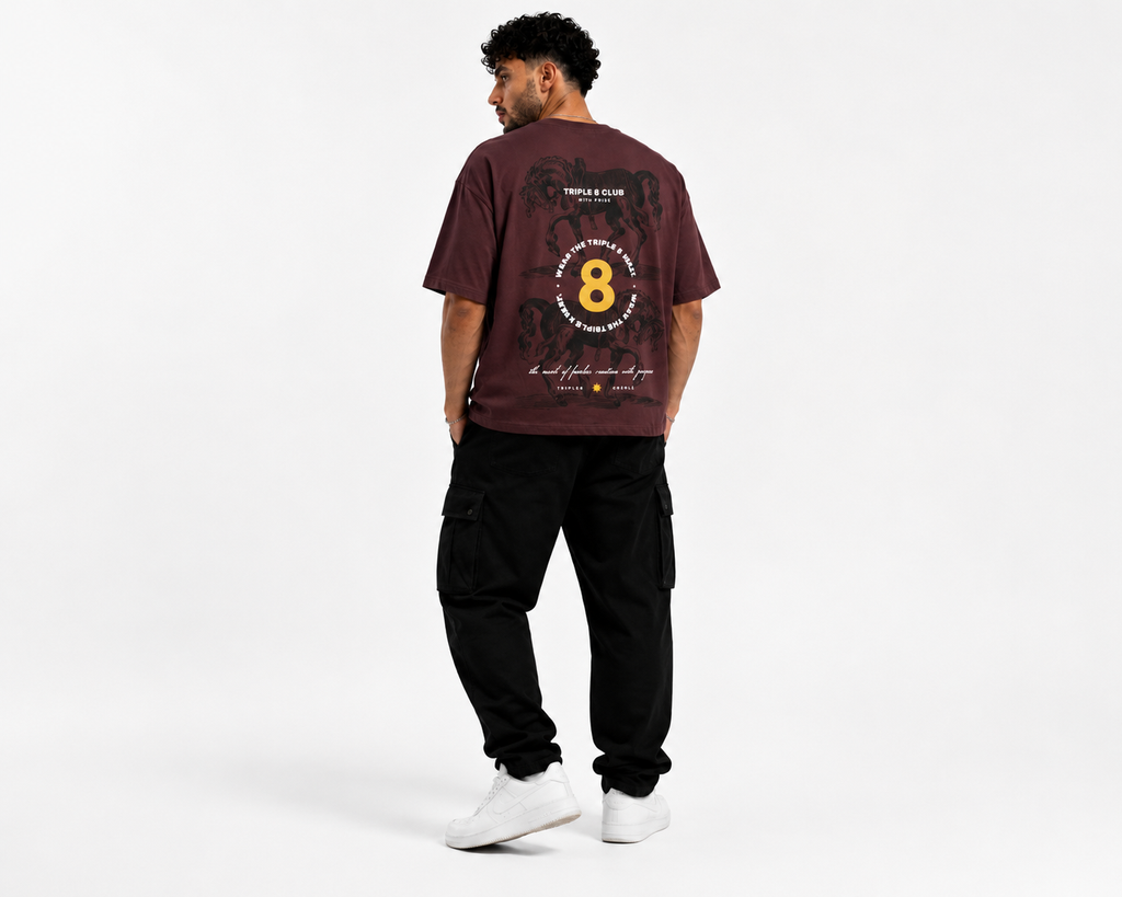 Triple Knights - Burgundy - Men
