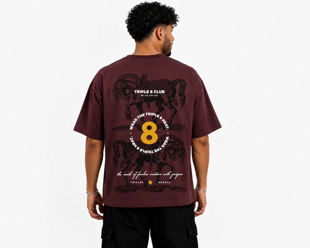 Triple Knights - Burgundy - Men