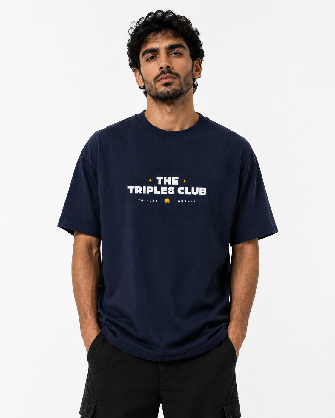 Triple Knights - Navy Blue