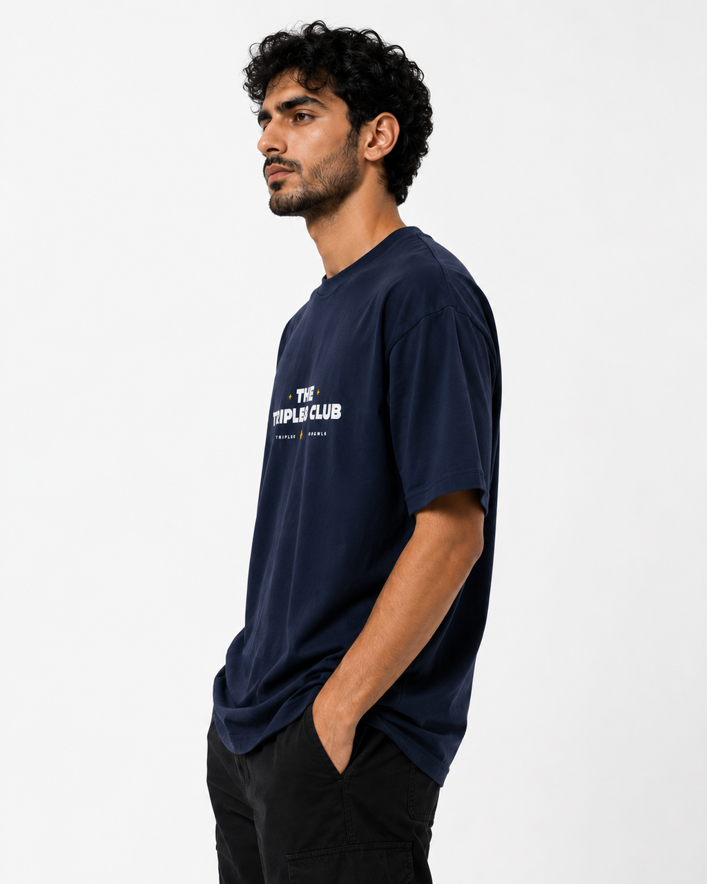 Triple Knights - Navy Blue