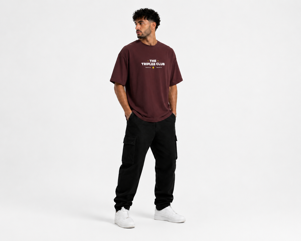 Triple Knights - Burgundy - Men